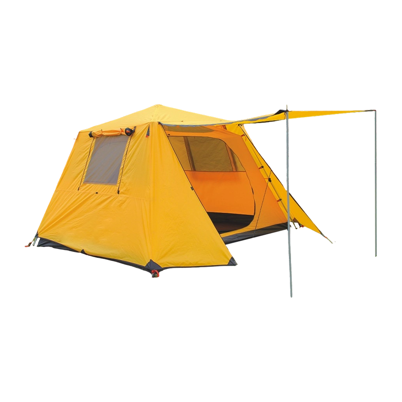 Tente automatique pour 4 personnes avec poteaux en aluminium