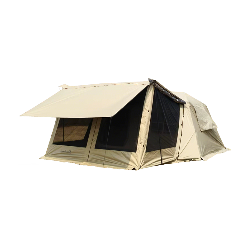 Tente de camping de style crête pour 6 à 13 personnes avec poteaux automatiques