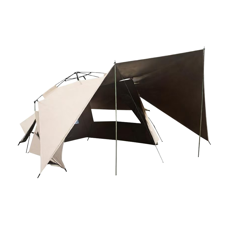 Tente de plage avec auvent
